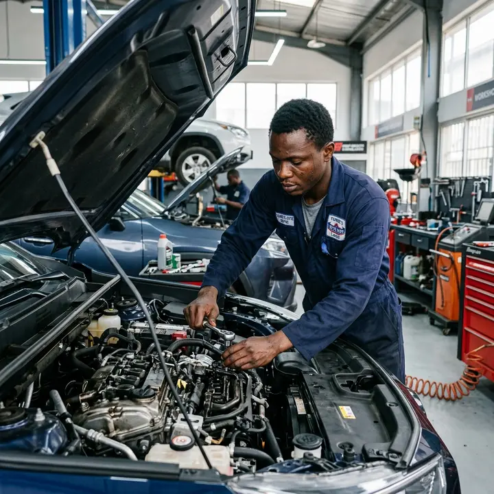 Mechanic available for hire on HandLancer in Nigeria