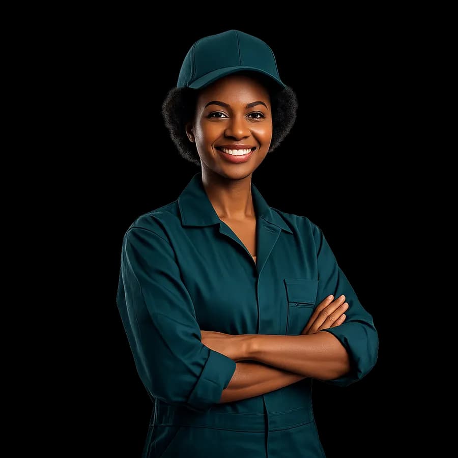Nigerian artisan ready to take on a job booked through HandLancer